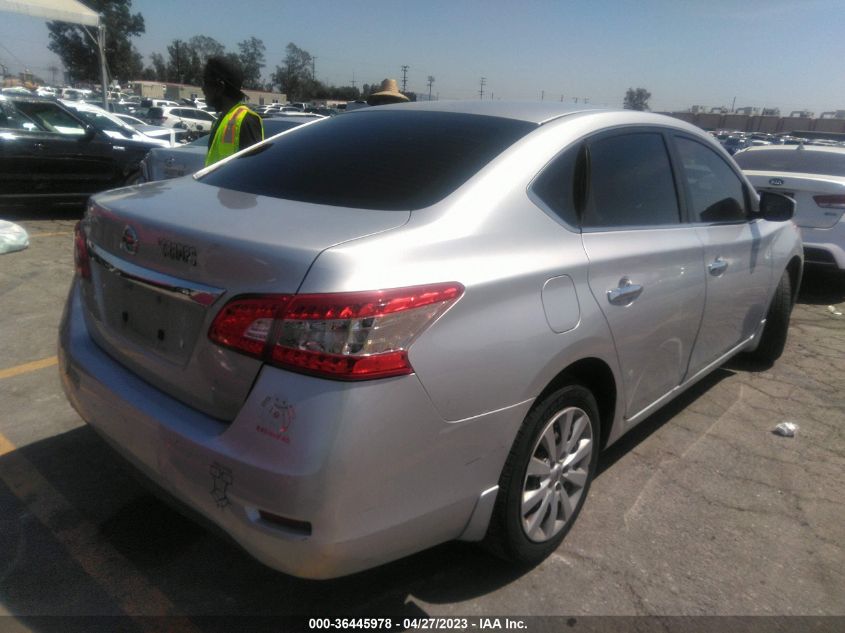 2015 NISSAN SENTRA S - 3N1AB7AP5FY330124