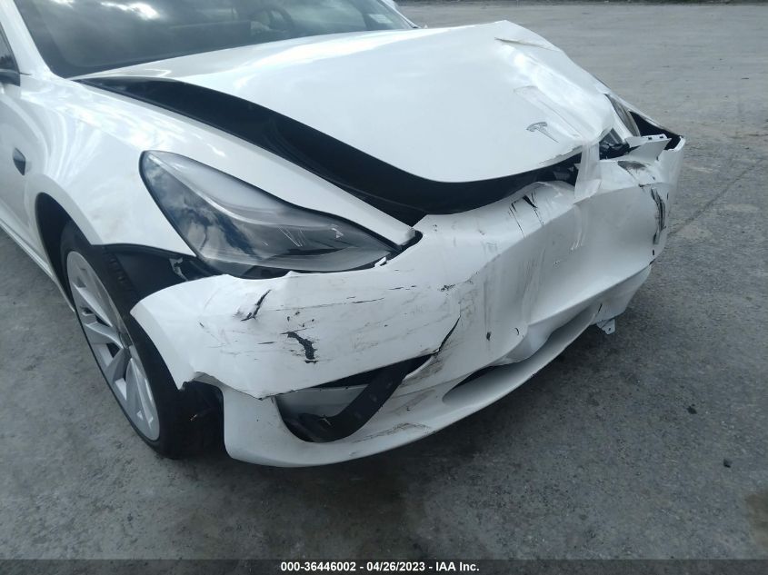 2022 TESLA MODEL 3 LONG RANGE - 5YJ3E1EB5NF343877
