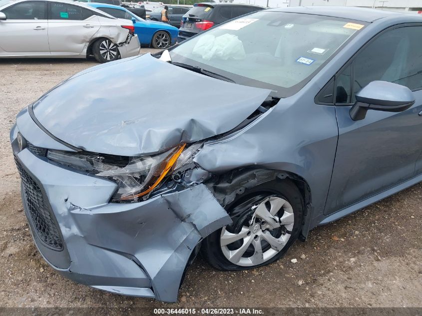 2022 TOYOTA COROLLA LE - 5YFEPMAE9NP345009