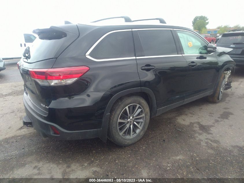 2019 TOYOTA HIGHLANDER SE/XLE - 5TDJZRFH9KS925498
