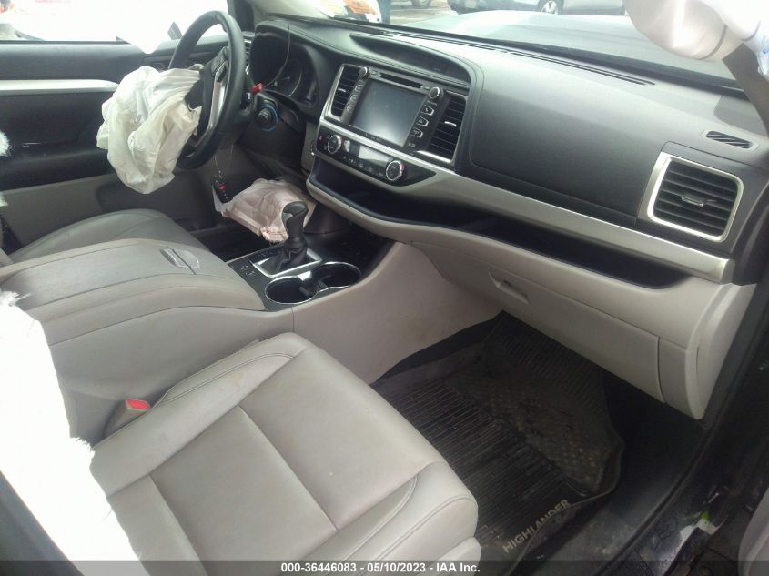 2019 TOYOTA HIGHLANDER SE/XLE - 5TDJZRFH9KS925498