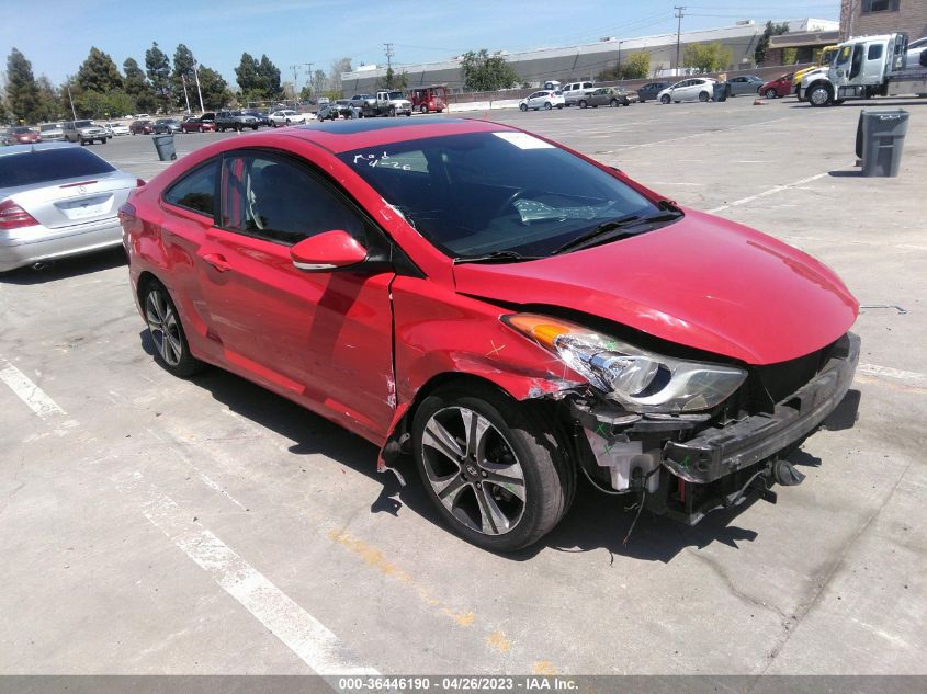 2013 HYUNDAI ELANTRA COUPE SE - KMHDH6AE9DU003108