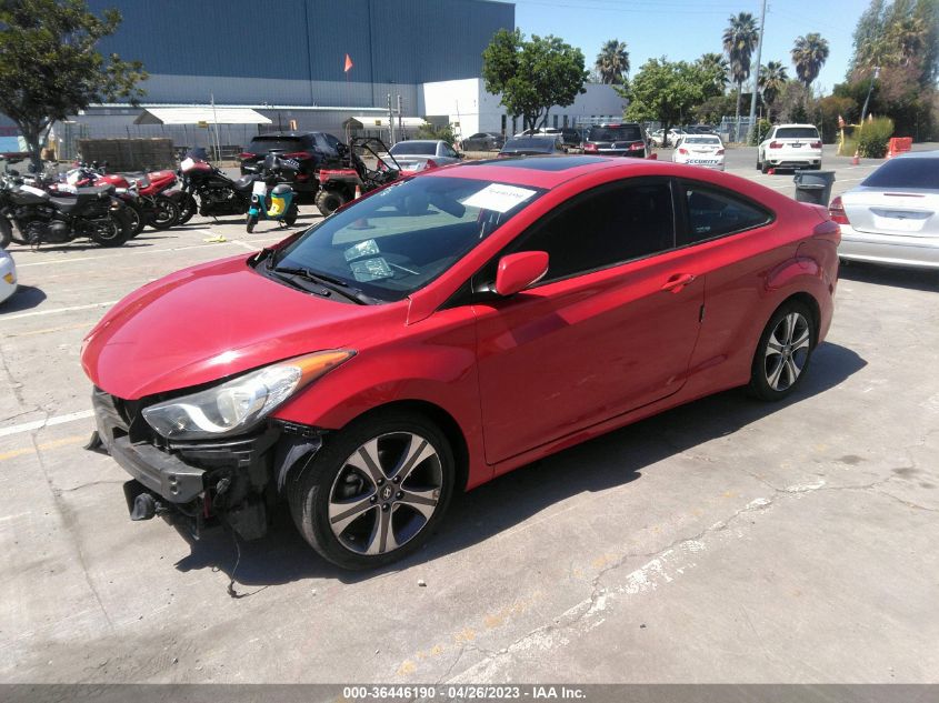 2013 HYUNDAI ELANTRA COUPE SE - KMHDH6AE9DU003108