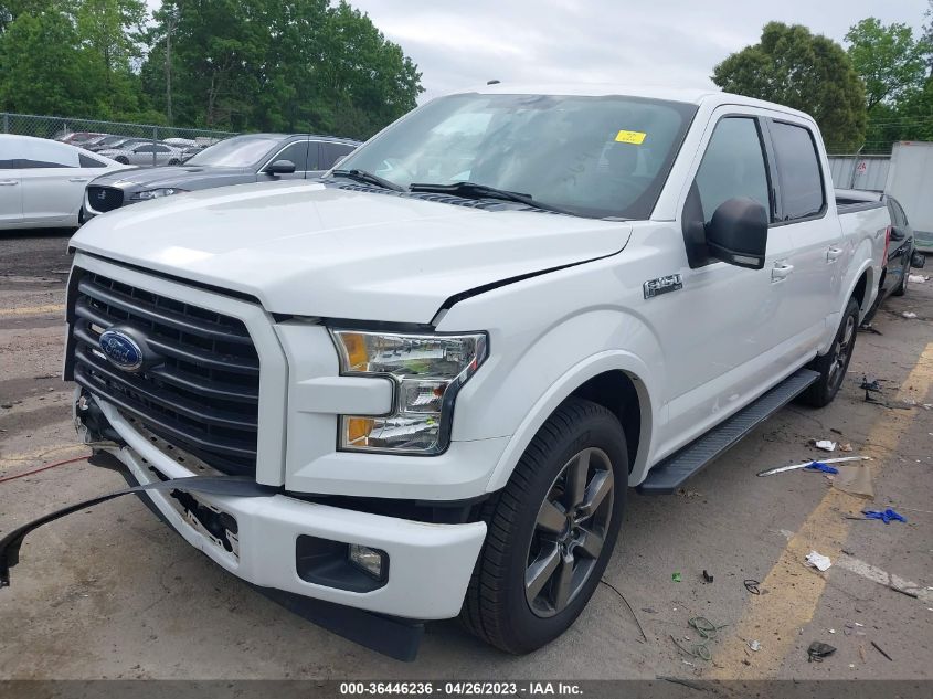 2017 FORD F-150 XL/XLT/LARIAT - 1FTEW1CF2HFB17985