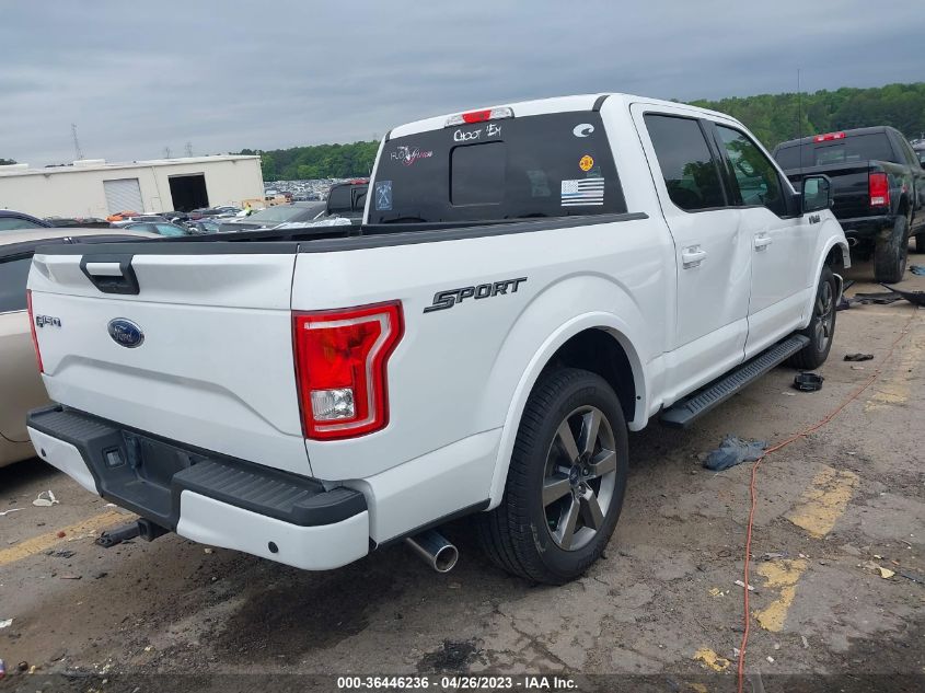 2017 FORD F-150 XL/XLT/LARIAT - 1FTEW1CF2HFB17985