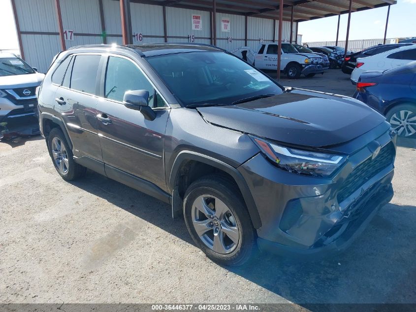 2022 TOYOTA RAV4 HYBRID XLE - 4T3RWRFV2NU059244