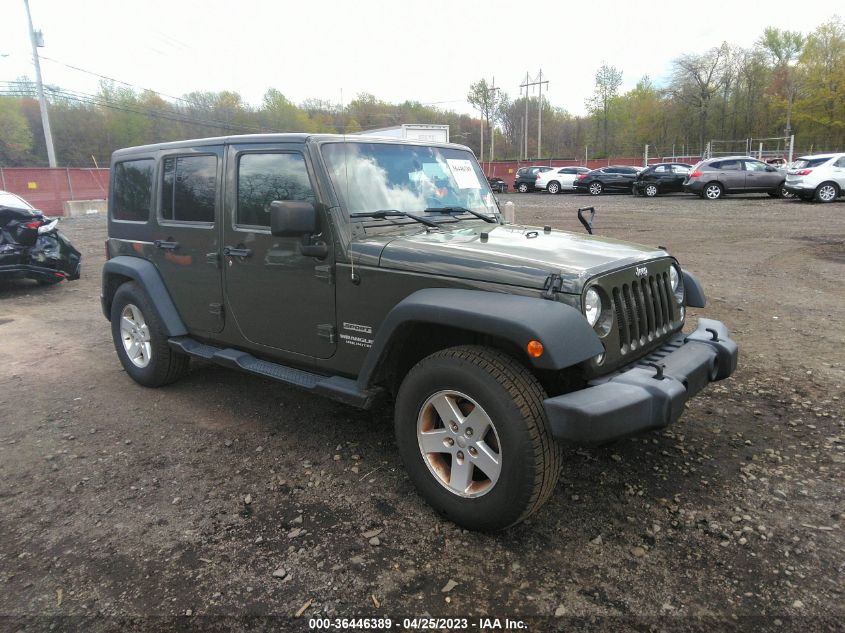 2015 JEEP WRANGLER UNLIMITED SPORT - 1C4BJWDG7FL687727