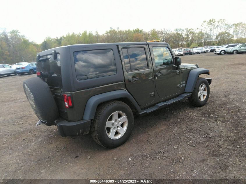 2015 JEEP WRANGLER UNLIMITED SPORT - 1C4BJWDG7FL687727