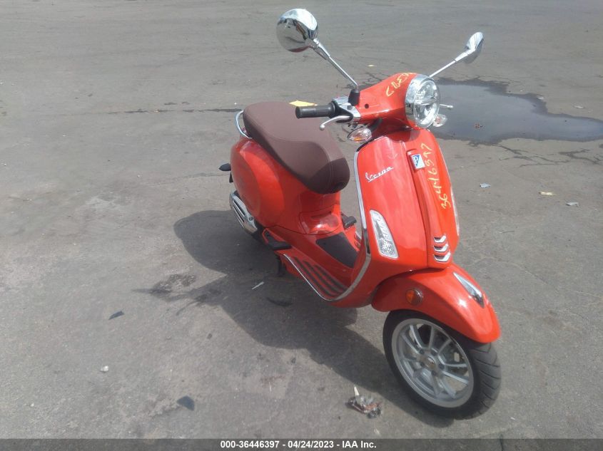 2021 VESPA PIAGGIO ZAPCA06B4M5103304