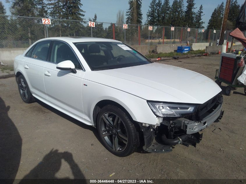 2018 AUDI A4 PREMIUM PLUS - WAUENAF41JA153423