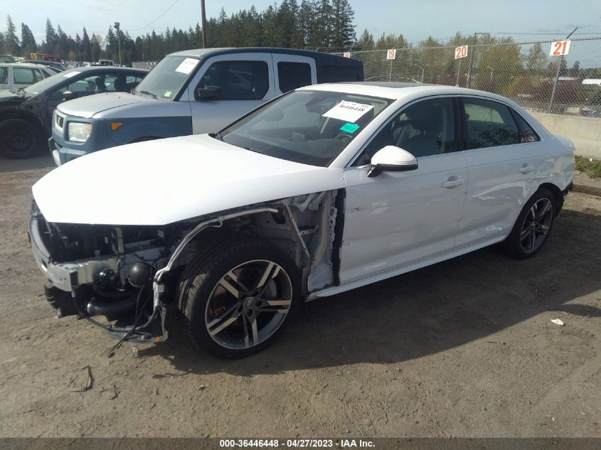 2018 AUDI A4 PREMIUM PLUS - WAUENAF41JA153423