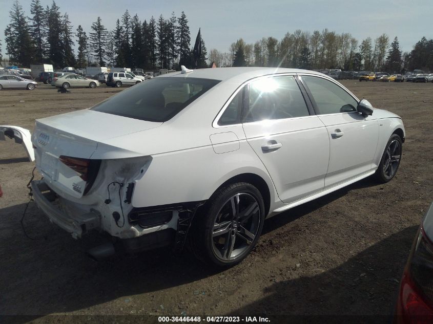 2018 AUDI A4 PREMIUM PLUS - WAUENAF41JA153423