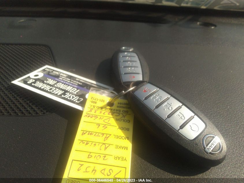 2019 NISSAN ALTIMA 2.5 SL - 1N4BL4EV3KC223538