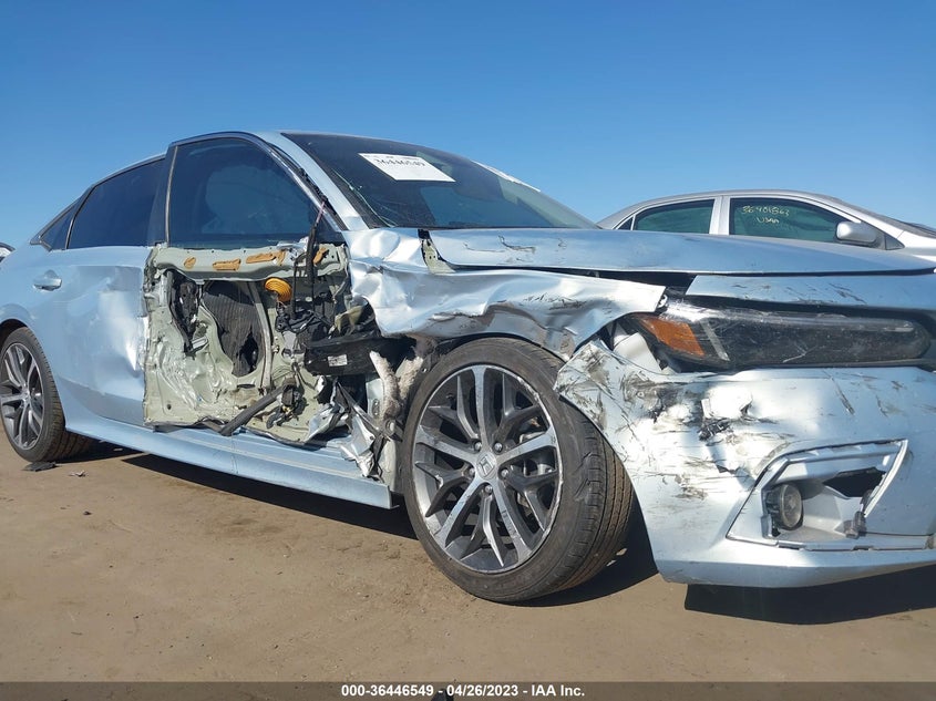 VIN 2HGFE1F91NH303199 2022 HONDA CIVIC SEDAN TOURING