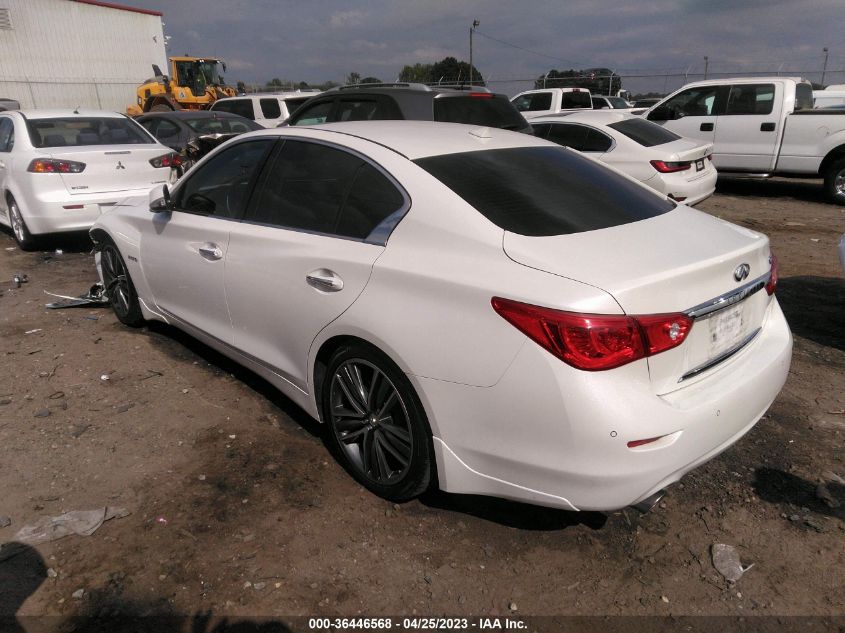 2016 INFINITI Q50 HYBRID - JN1AV7AP0GM490102