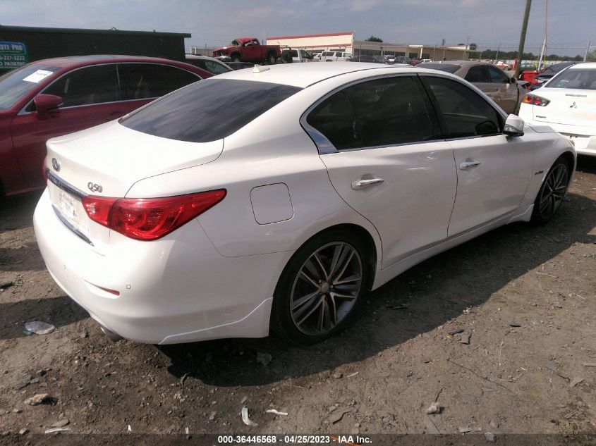 2016 INFINITI Q50 HYBRID - JN1AV7AP0GM490102