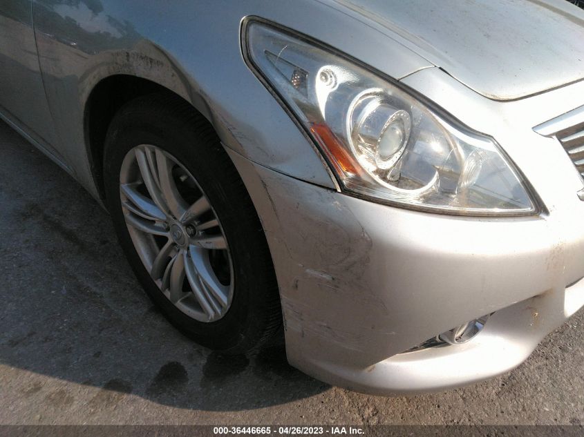 2013 INFINITI G37 SEDAN X JN1CV6AR6DM770509
