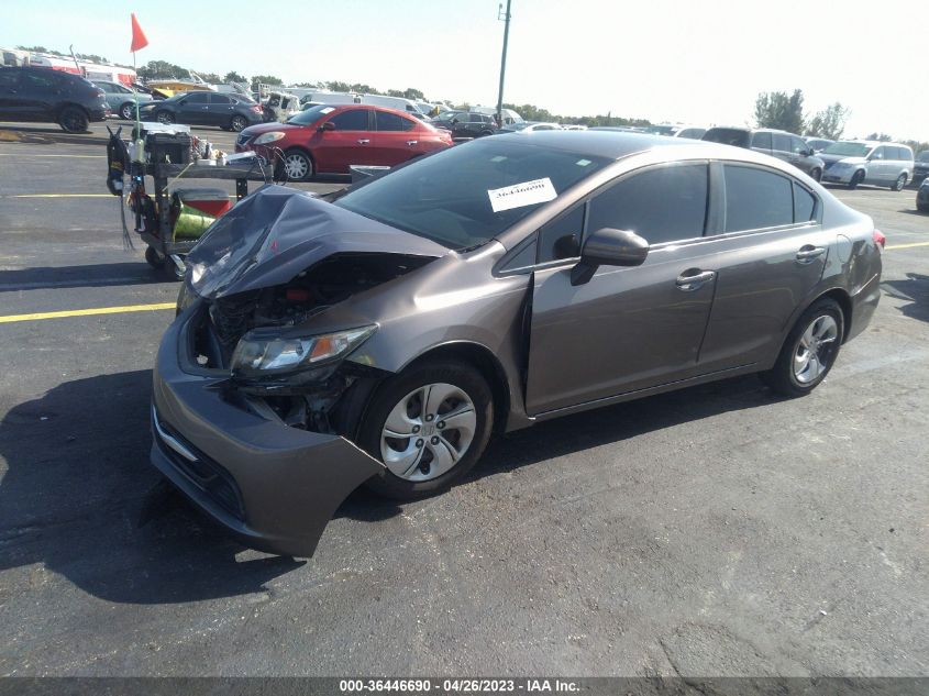 2015 HONDA CIVIC SEDAN LX - 19XFB2F53FE113850