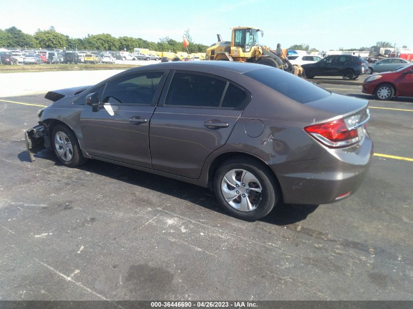 2015 HONDA CIVIC SEDAN LX - 19XFB2F53FE113850
