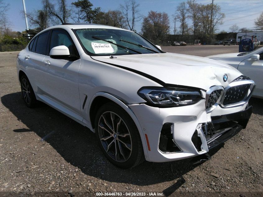 2022 BMW X4 XDRIVE30I - 5UX33DT06N9M58389