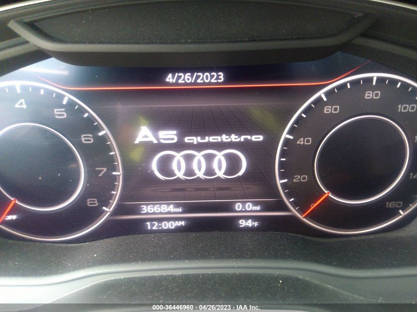 2018 AUDI A5 SPORTBACK PREMIUM PLUS - WAUENCF51JA088481