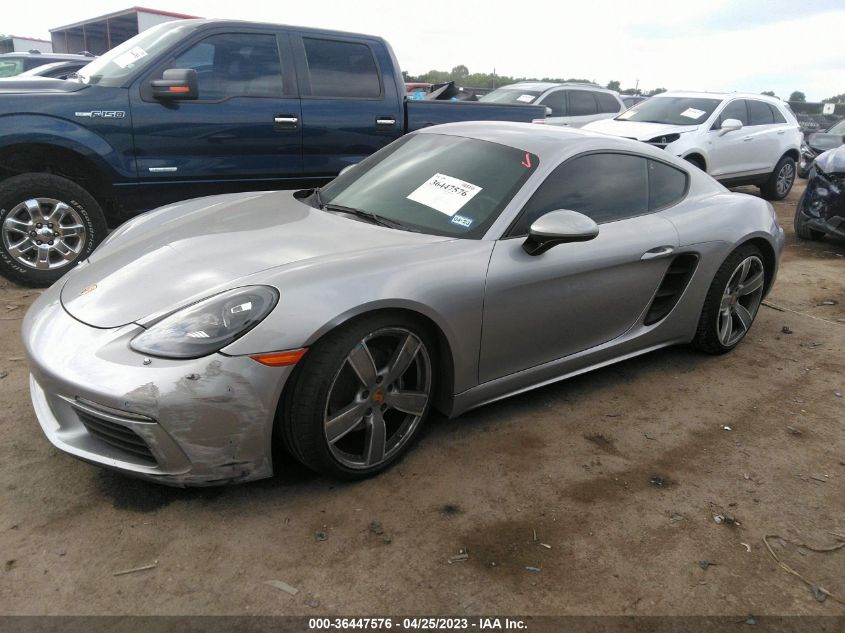 2019 PORSCHE 718 CAYMAN - WP0AA2A84KS260121