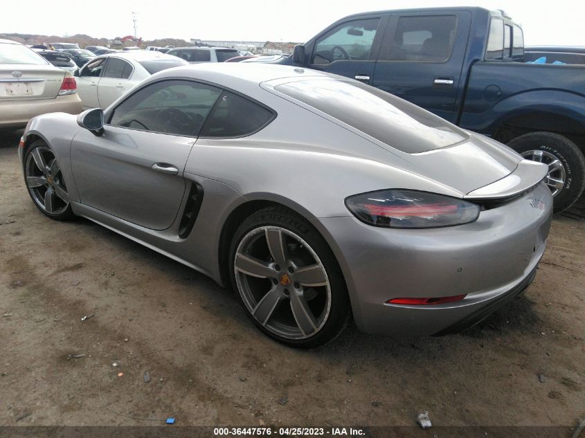 2019 PORSCHE 718 CAYMAN - WP0AA2A84KS260121