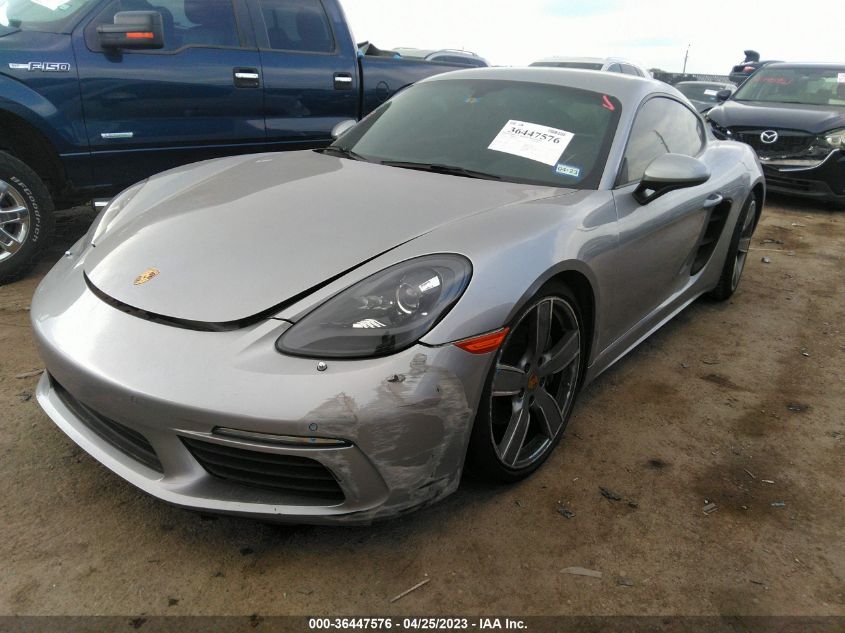 2019 PORSCHE 718 CAYMAN - WP0AA2A84KS260121