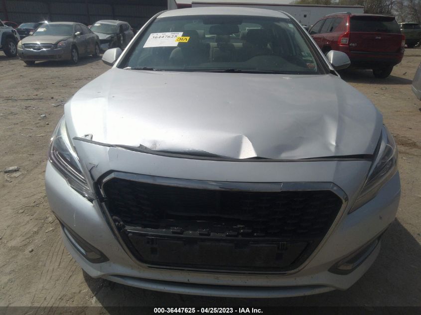 2016 HYUNDAI SONATA HYBRID SE - KMHE24L12GA019970