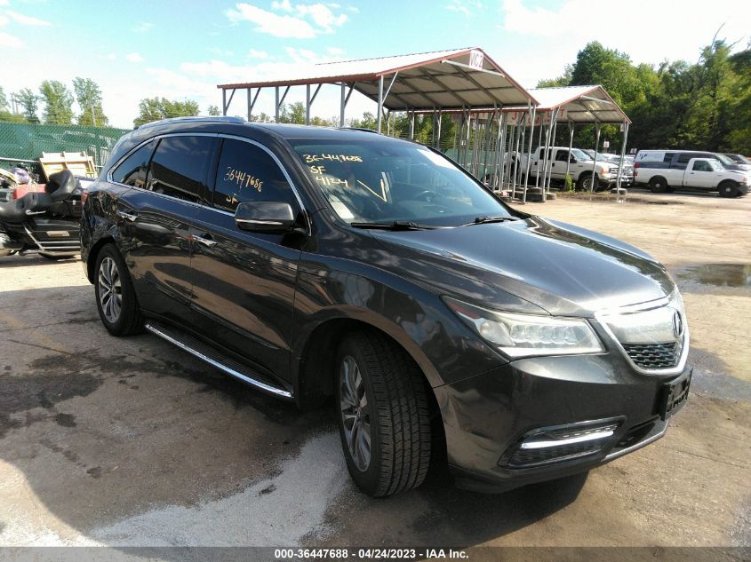 2014 ACURA MDX TECH PKG - 5FRYD4H47EB003393