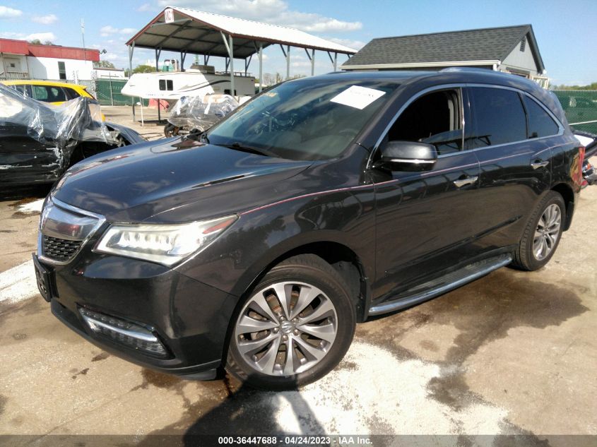 2014 ACURA MDX TECH PKG - 5FRYD4H47EB003393