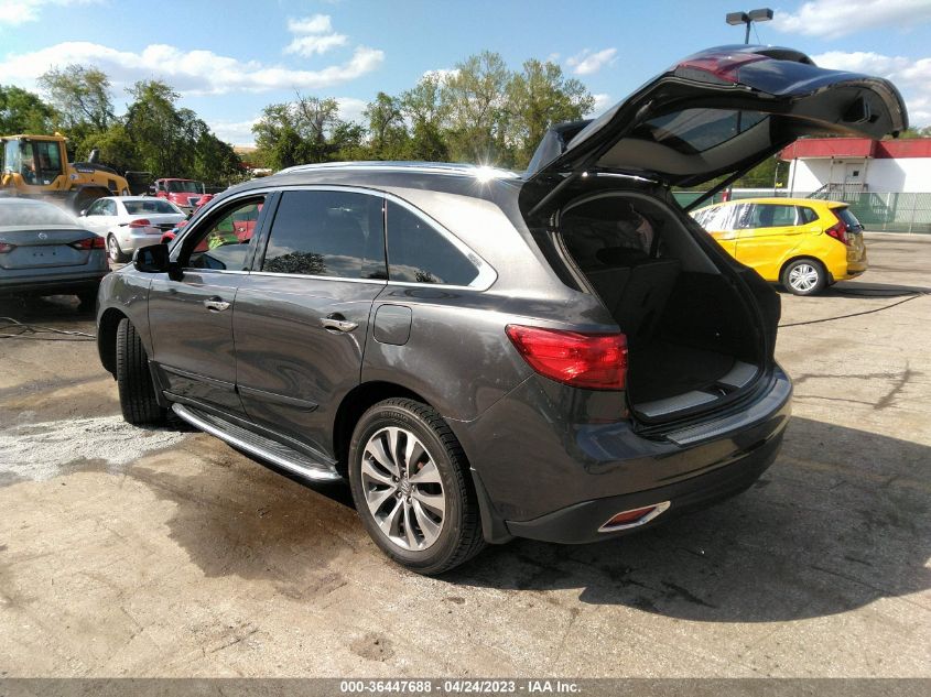 2014 ACURA MDX TECH PKG - 5FRYD4H47EB003393