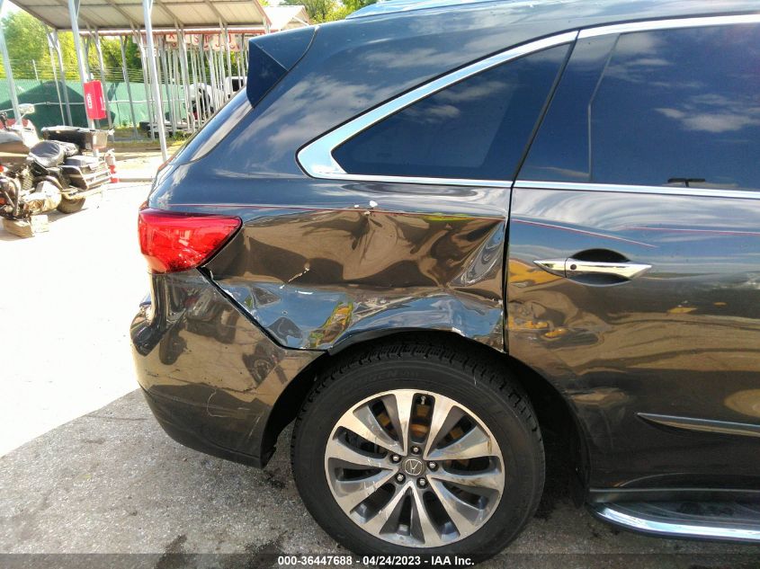 2014 ACURA MDX TECH PKG - 5FRYD4H47EB003393