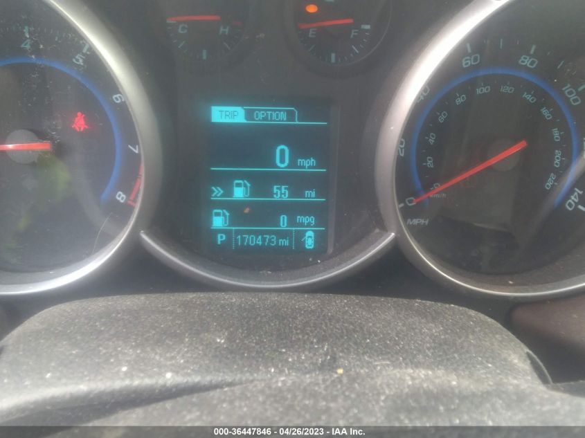2015 CHEVROLET CRUZE LT - 1G1PE5SB4F7225302