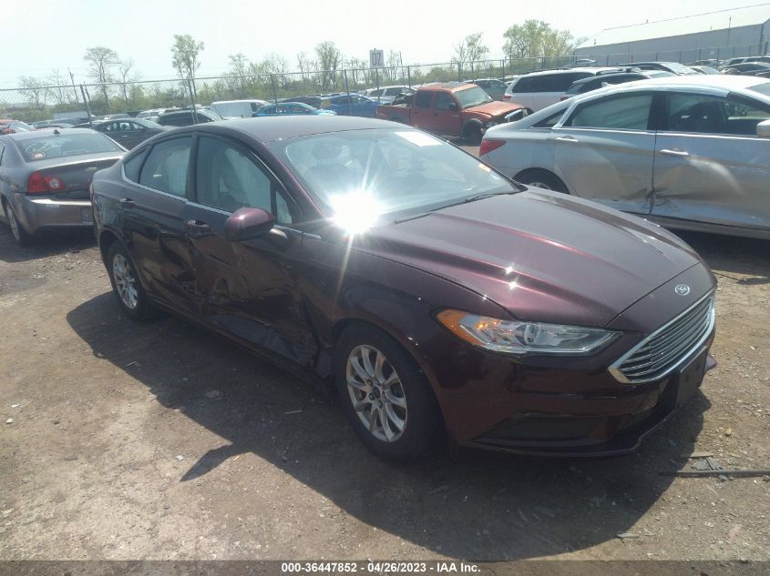 2017 FORD FUSION S - 3FA6P0G76HR231513