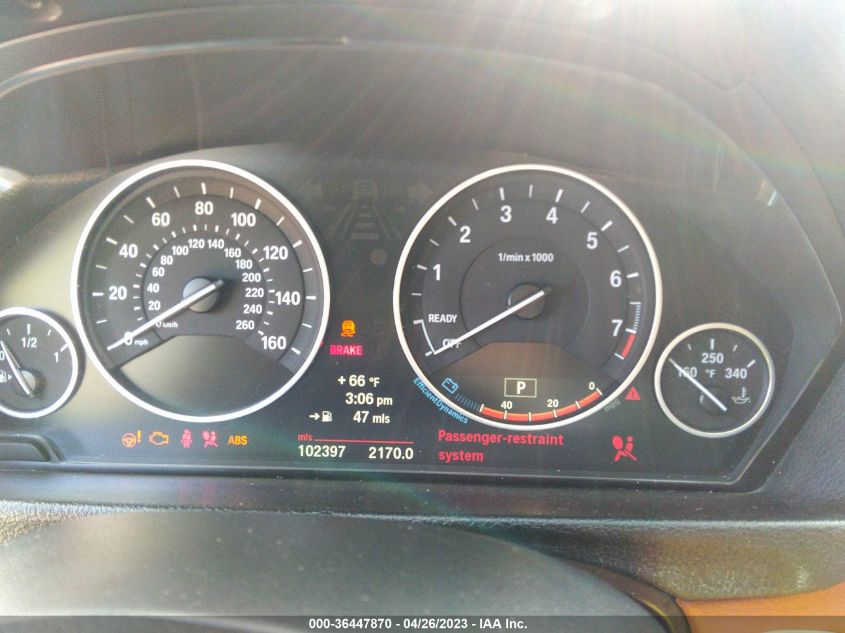 2013 BMW 3 SERIES 328I XDRIVE - WBA3B3C50DF531361