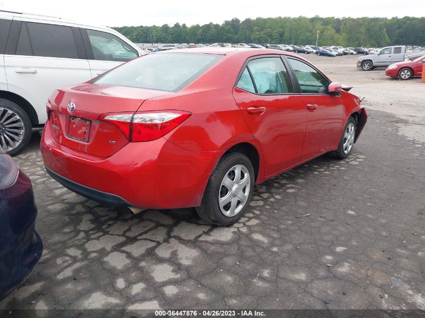 2014 TOYOTA COROLLA L/LE/S/S PLUS/LE PLUS - 5YFBURHE0EP169935