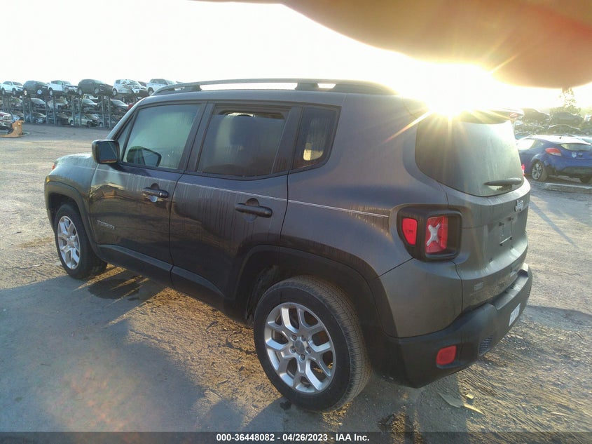 VIN ZACCJABB3JPH47828 2018 JEEP RENEGADE LATITUDE
