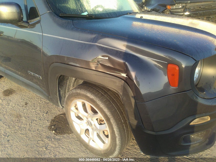 VIN ZACCJABB3JPH47828 2018 JEEP RENEGADE LATITUDE