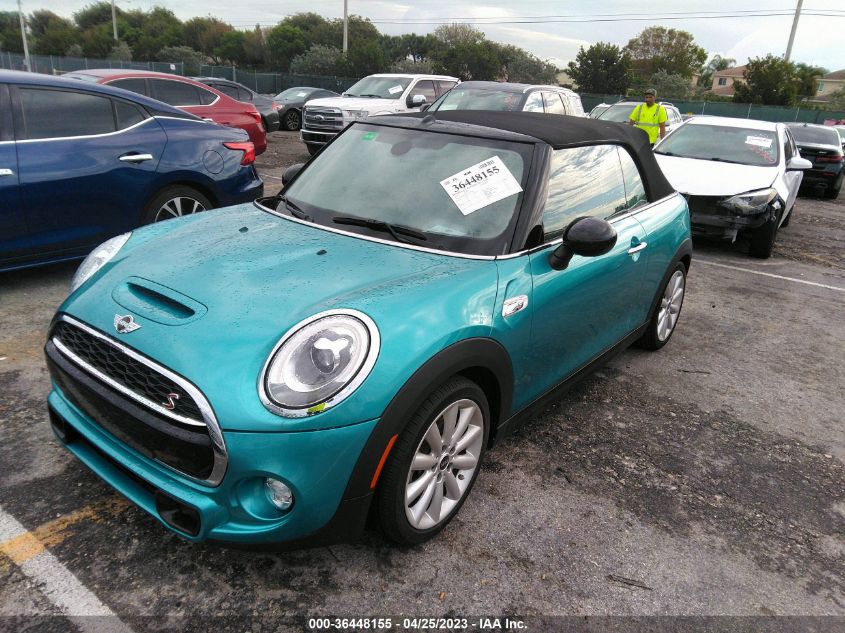 2017 MINI CONVERTIBLE COOPER S WMWWG9C34H3C80984