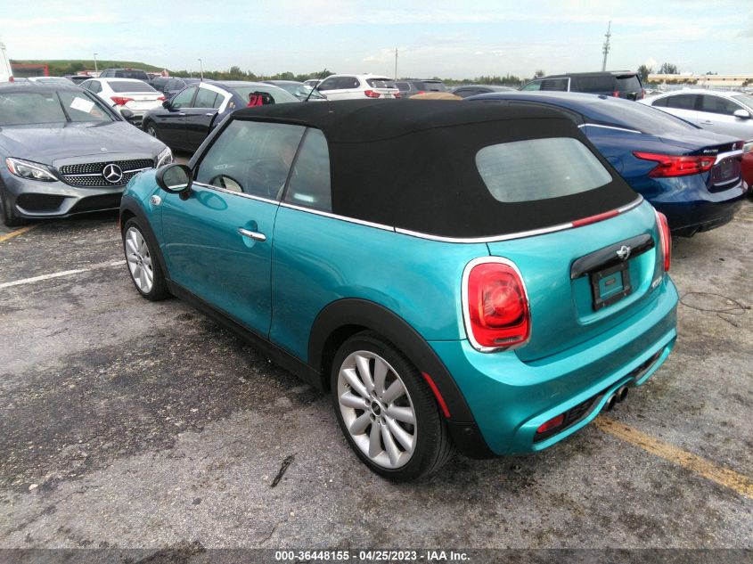 2017 MINI CONVERTIBLE COOPER S WMWWG9C34H3C80984