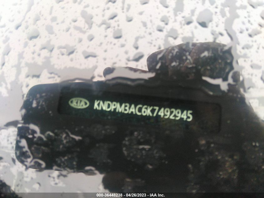 2019 KIA SPORTAGE LX - KNDPM3AC6K7492945