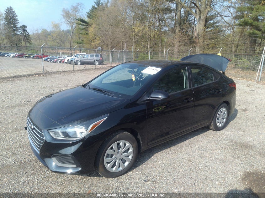 VIN 3KPC24A61NE186311 2022 HYUNDAI ACCENT SE