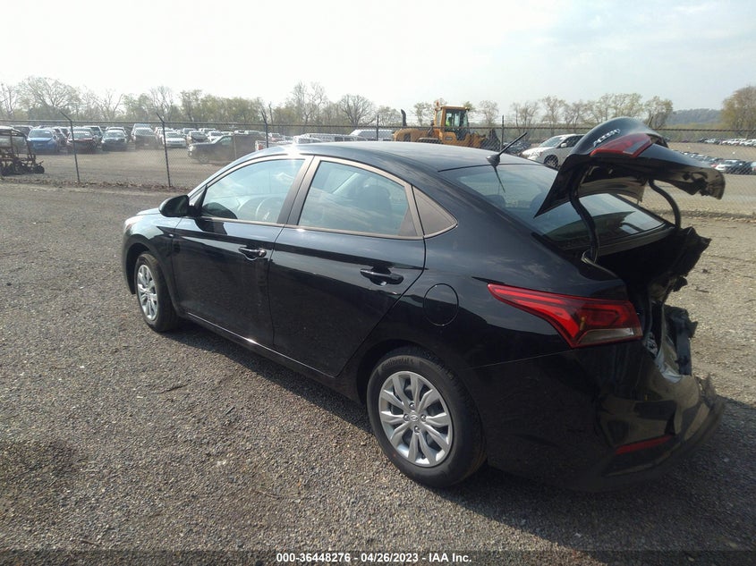 VIN 3KPC24A61NE186311 2022 HYUNDAI ACCENT SE