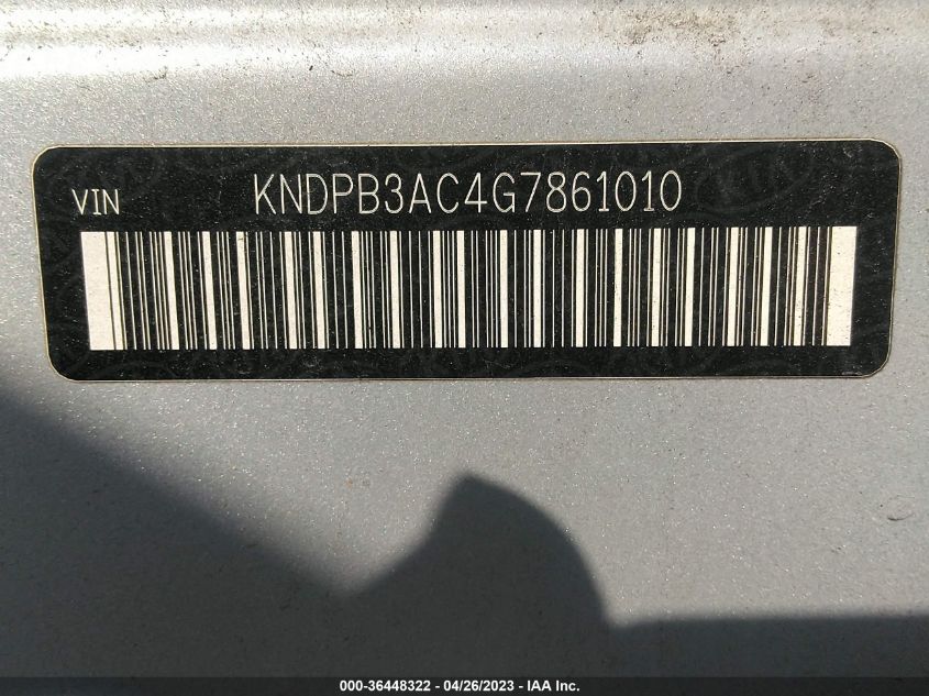 2016 KIA SPORTAGE LX - KNDPB3AC4G7861010