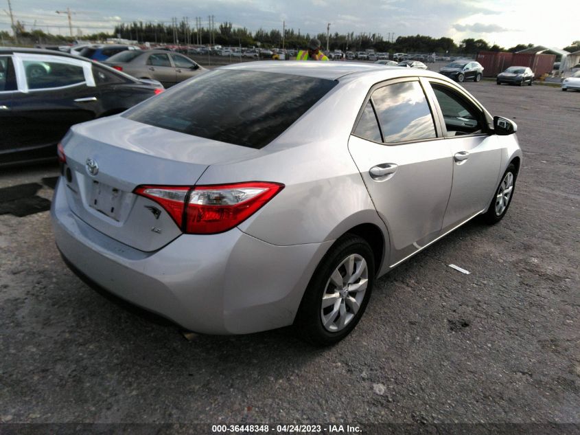 2014 TOYOTA COROLLA L/LE/S/S PLUS/LE PLUS - 2T1BURHE1EC214798