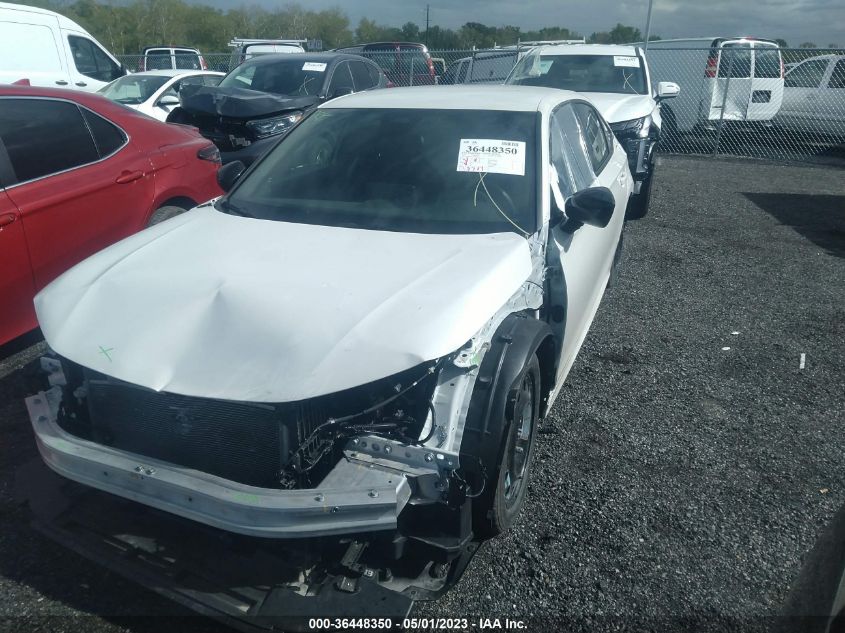 2022 HONDA CIVIC SEDAN SPORT - 2HGFE2F53NH591424