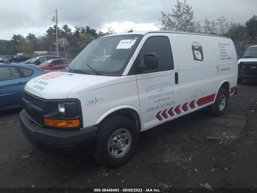 2015 CHEVROLET EXPRESS CARGO VAN - 1GCWGFFF3F1110516