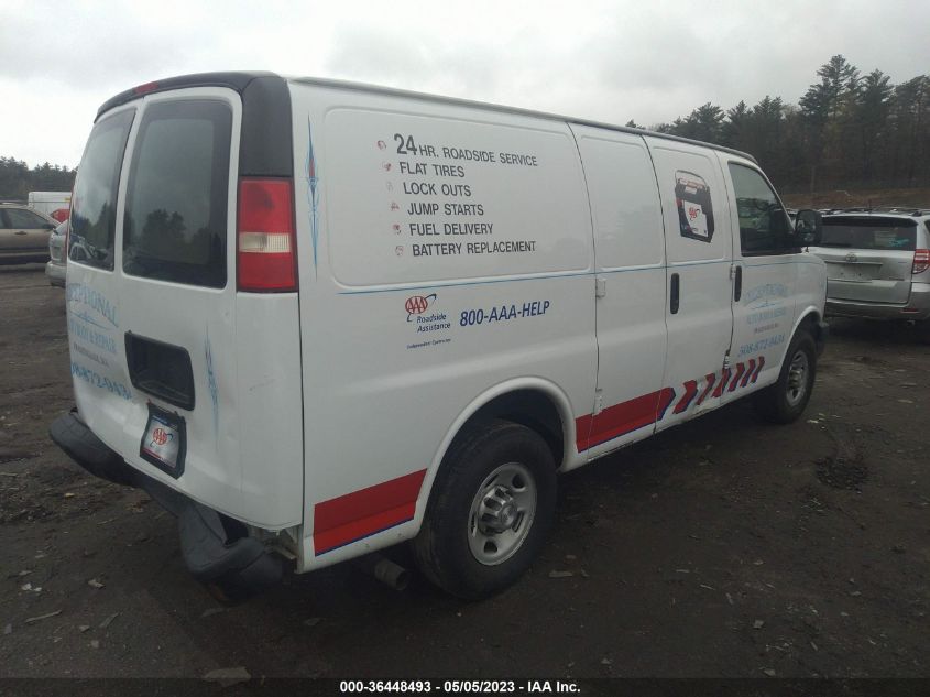 2015 CHEVROLET EXPRESS CARGO VAN - 1GCWGFFF3F1110516