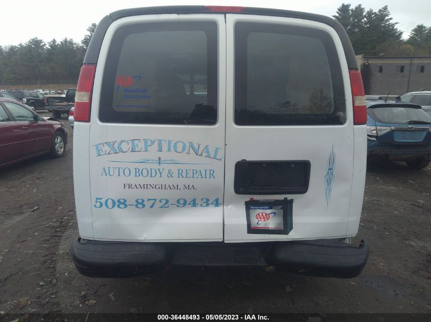 2015 CHEVROLET EXPRESS CARGO VAN - 1GCWGFFF3F1110516